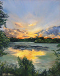 "Dusk at Olson Lake"